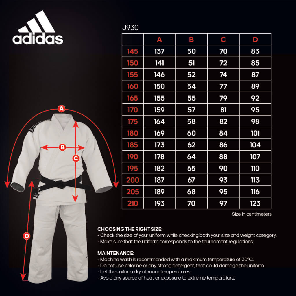 adidas White J930 Double Weave Judo Uniform - Combat Sports